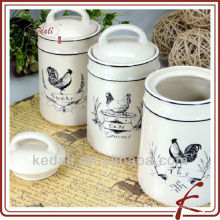 Ceramic Canister Jar Set For Food